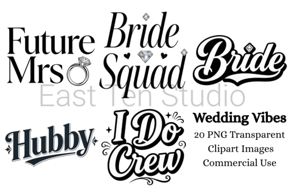 Download Bridal Typography Bundle - Bridal Collection